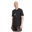 Adidas Camiseta Logo Manga Corta Entrenamiento Hombre Negro T S