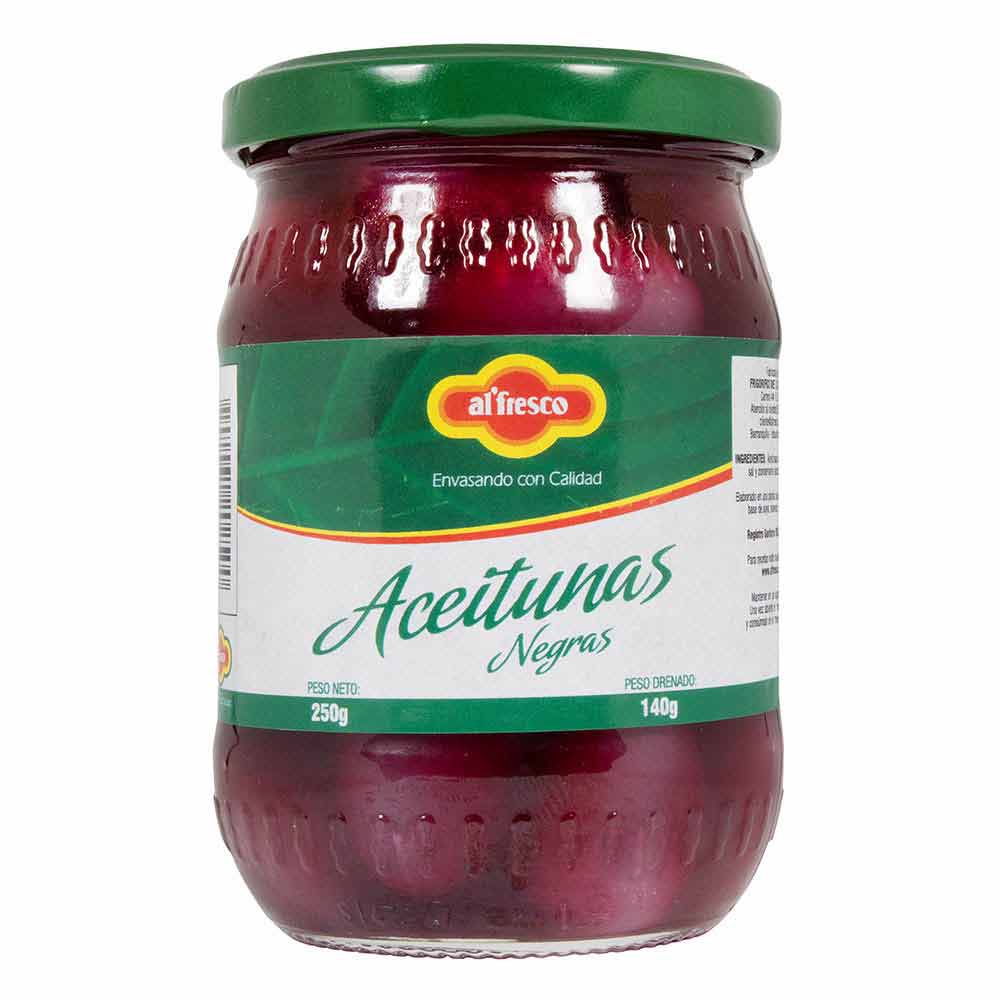 Al Fresco Aceitunas Negras 250 g