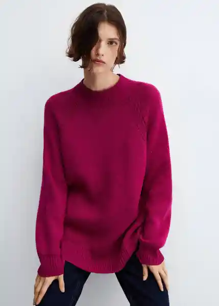 Jersey Basta Fucsia Talla XS Mujer Mango