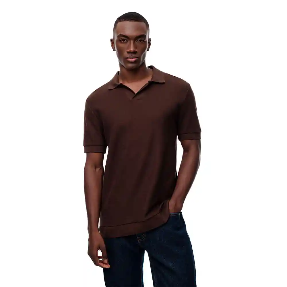 Camiseta Manga Corta Tipo Polo Masculino Joshiqu Gef Talla S