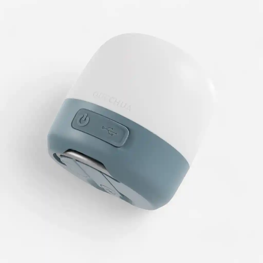 Lámpara Recargable Para Camping Con Dínamo 60 Lúmenes Quechuabl60 - Azul