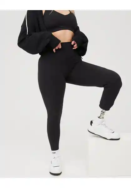 Leggings Aerie en Color Negro Talla MED REGULAR American Eagle