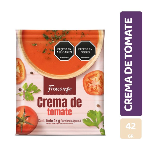 Frescampo Crema de Tomate Mezcla Para Preparar 42 g