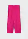 Pantalón Tina Fucsia Talla 44 Mujer Mango