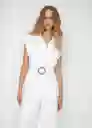 Enterizo Mono Toffe-W Blanco Talla XS Mujer Mango