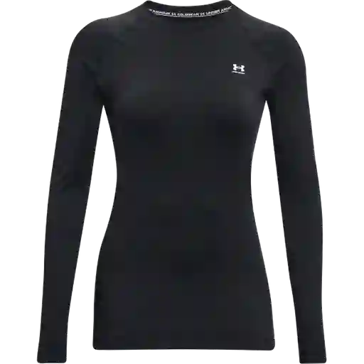Under Armour Camiseta Authentics Crew Negro Para Mujer Talla SM