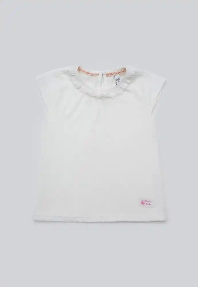 Camiseta Manga Corta 3t-ivory