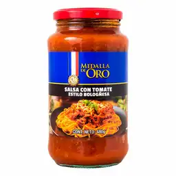 Medalla de Oro Salsa con Tomate Estilo Bologñesa