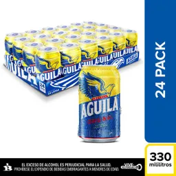 Aguila Pack Cerveza Lata 330 mL x 24 Und
