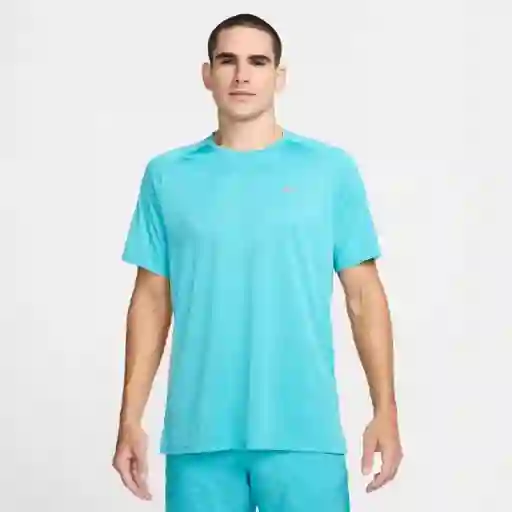 Nike Camiseta M Dfadv Stride Top Manga Corta Hombre Verde T. L