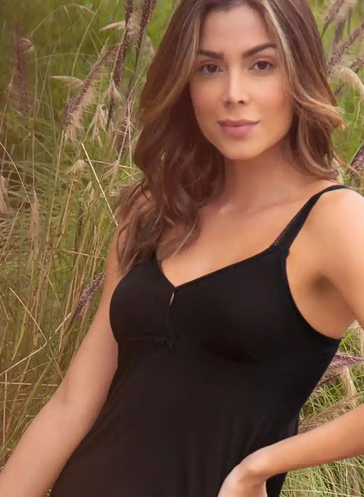 Camiseta Pijama Manga Sisa M-negro