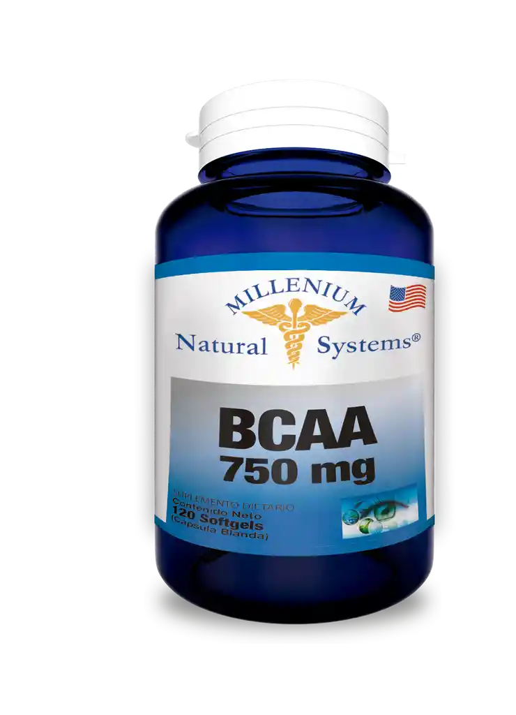 Millenium Natural Systems Suplemento Dietario BCAA (750 mg)