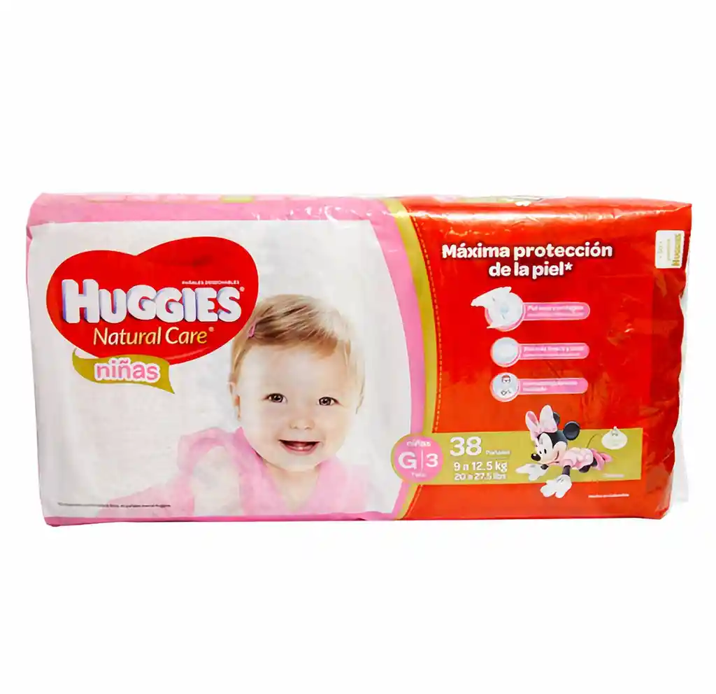Huggies Pañal Natural Care Etapa 3