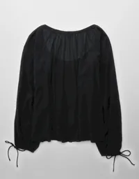 Camisa Mujer Negro Talla: SMALL 6135001 American Eagle