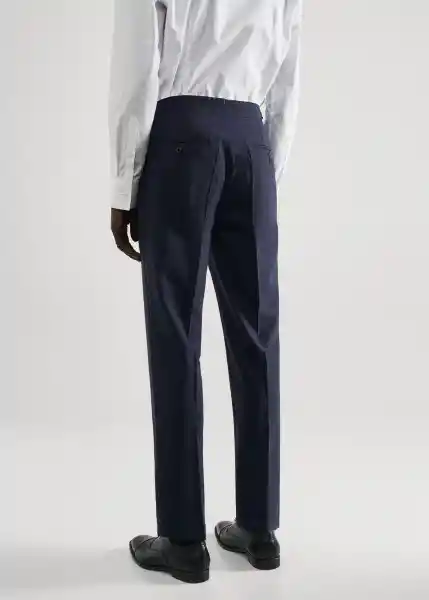 Pantalón Siena Navy Talla 46 Hombre Mango