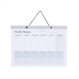 Nota Post-It Planificador Semanal Serie Silver Gray Miniso