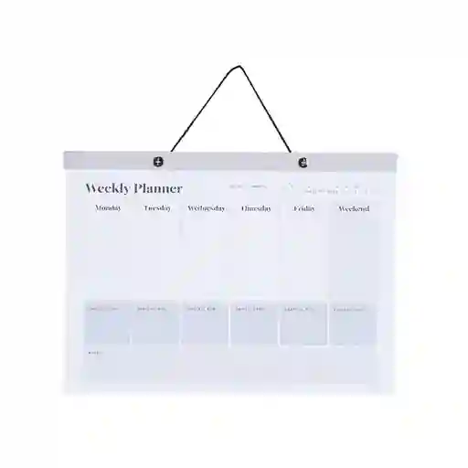 Nota Post-It Planificador Semanal Serie Silver Gray Miniso