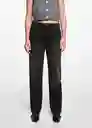 Jean Clean2 Negro Talla 20 Niñas Mango