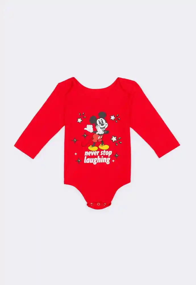 Body Manga Larga Bebito 12/18mese-rojo
