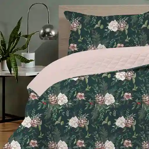 Cubrelecho Estampado Finlandek Sencillo (100 X 190 Cm) Poliéster Navidad