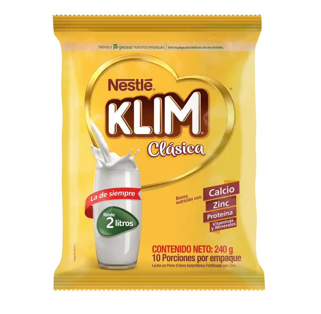 Leche en polvo KLIM Clásica x 240g
