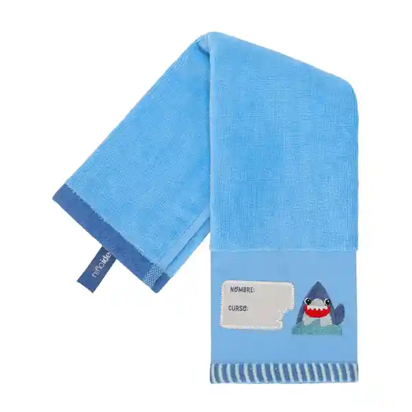 Toalla de Mano Preescolar Azul Casaideas
