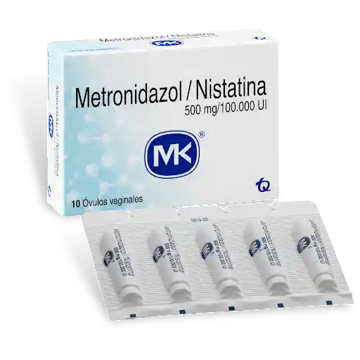 Mk Metronidazol / Nistatina (500 mg / 100.000 ui)