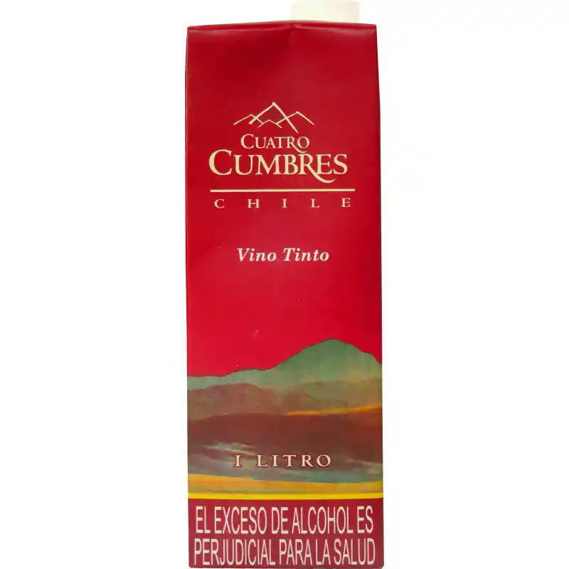 Cuatro Cumbres Vino Tinto Tetrapack