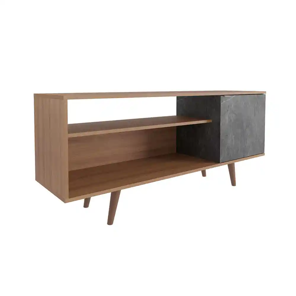 Mesa Para Tv 70" Ankara Almendra / Blanco