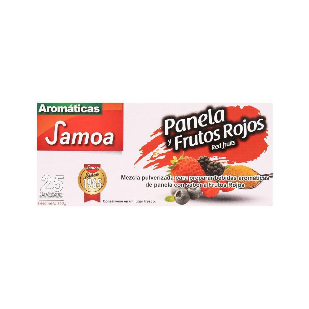 Aromatica Panela Frutos Rojos Samoa 36 g