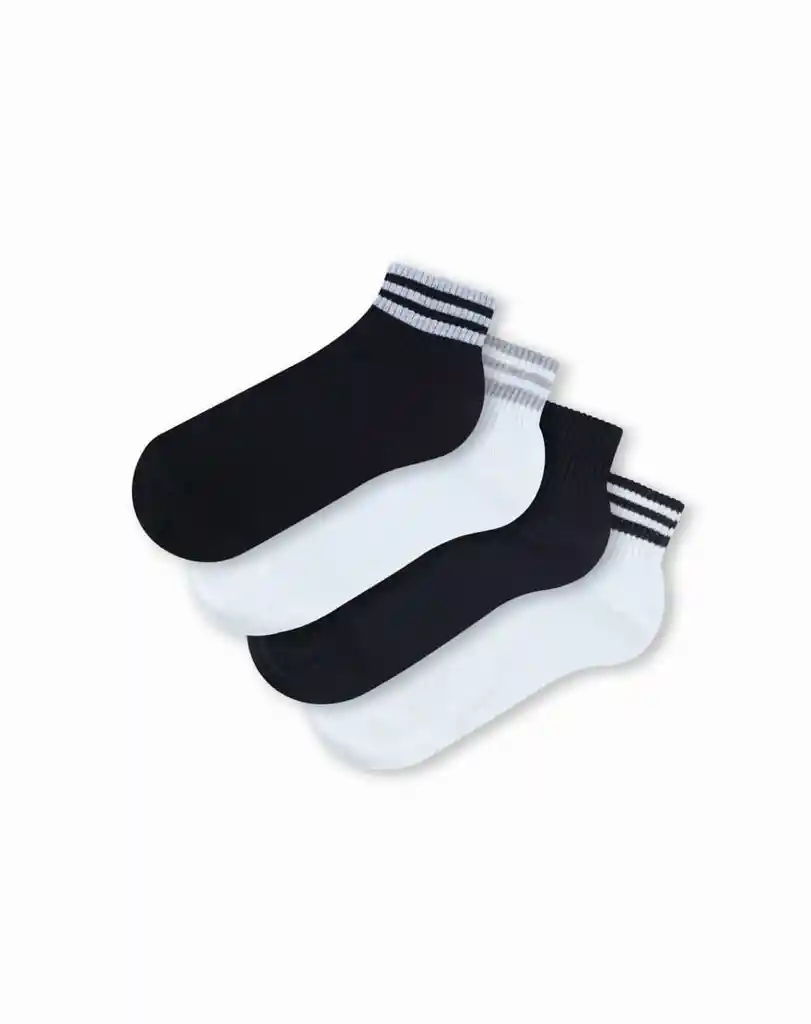 Medias Deportivas Cortas Masculino Edimburgo X4 Galax Talla 10-12