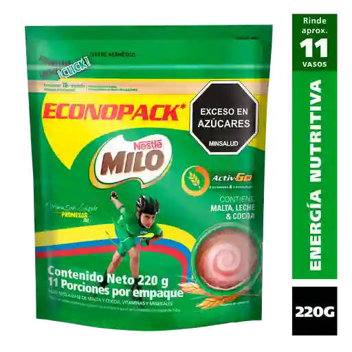 Bebida en polvo MILO x 220g