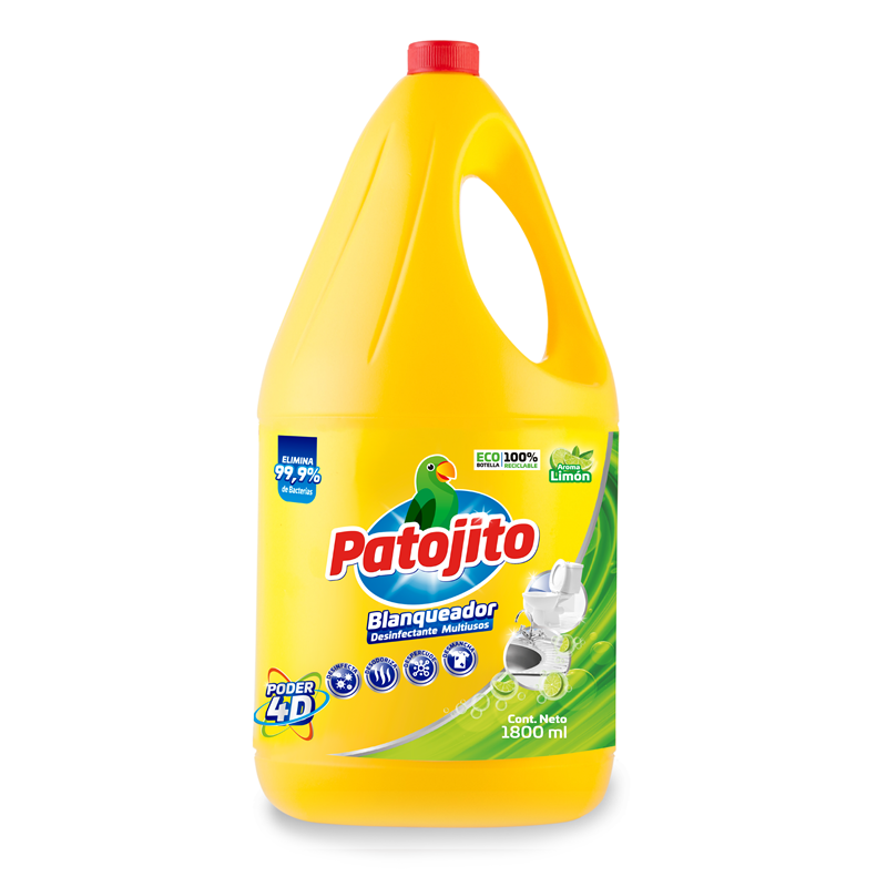Patojito Blanqueador Limón Desinfectante 1800 ml