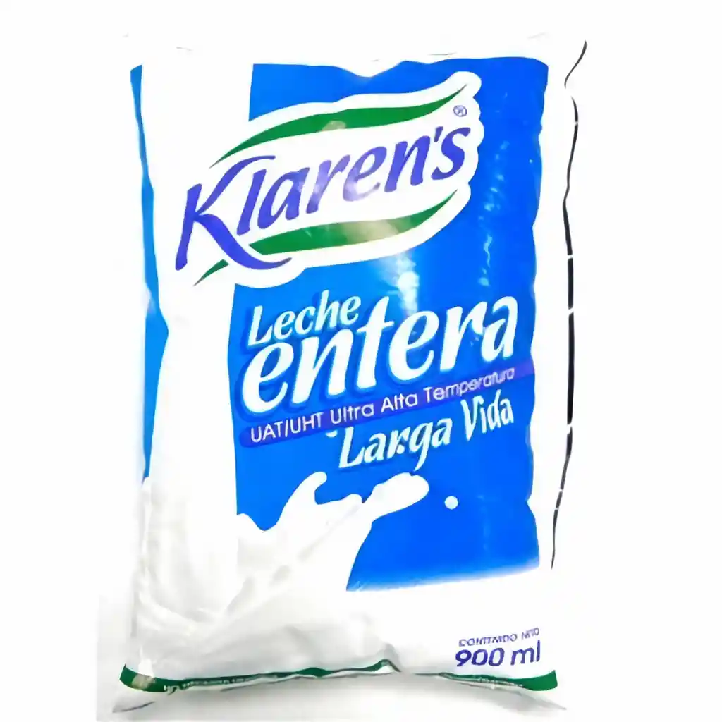Klarens Leche Entera Larga Vida