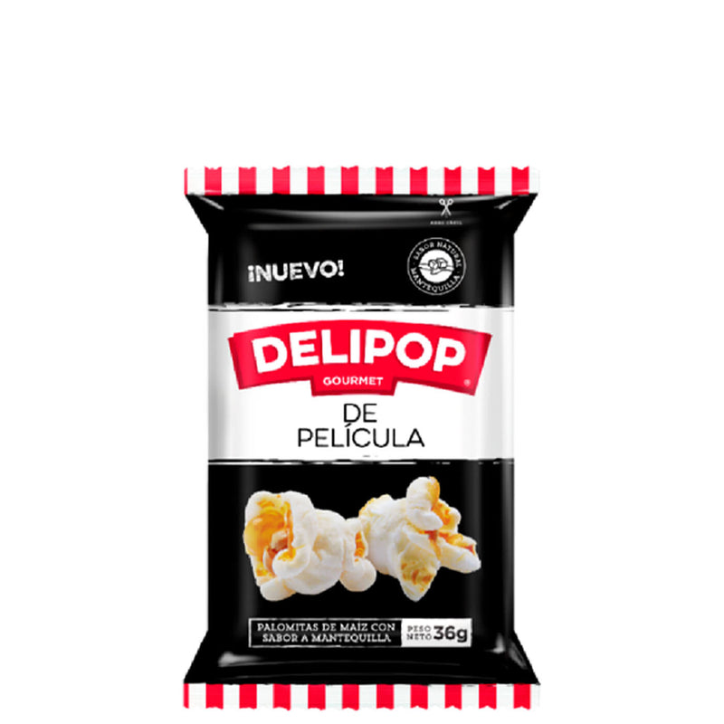 Delipop Crispetas de Película Sabor a Mantequilla 36 g