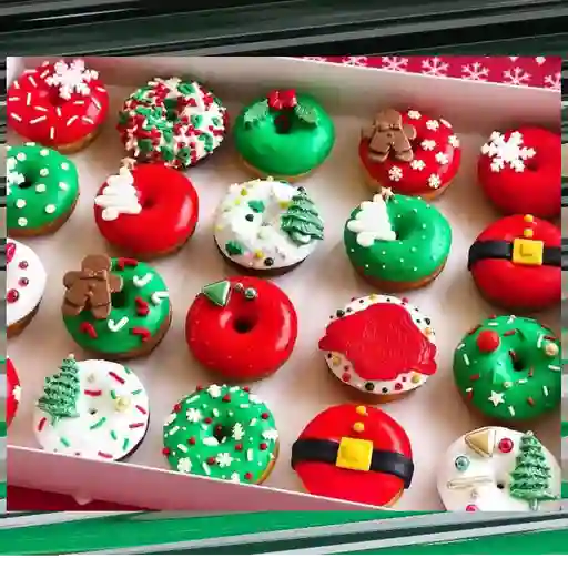 Donas navideñas x 12