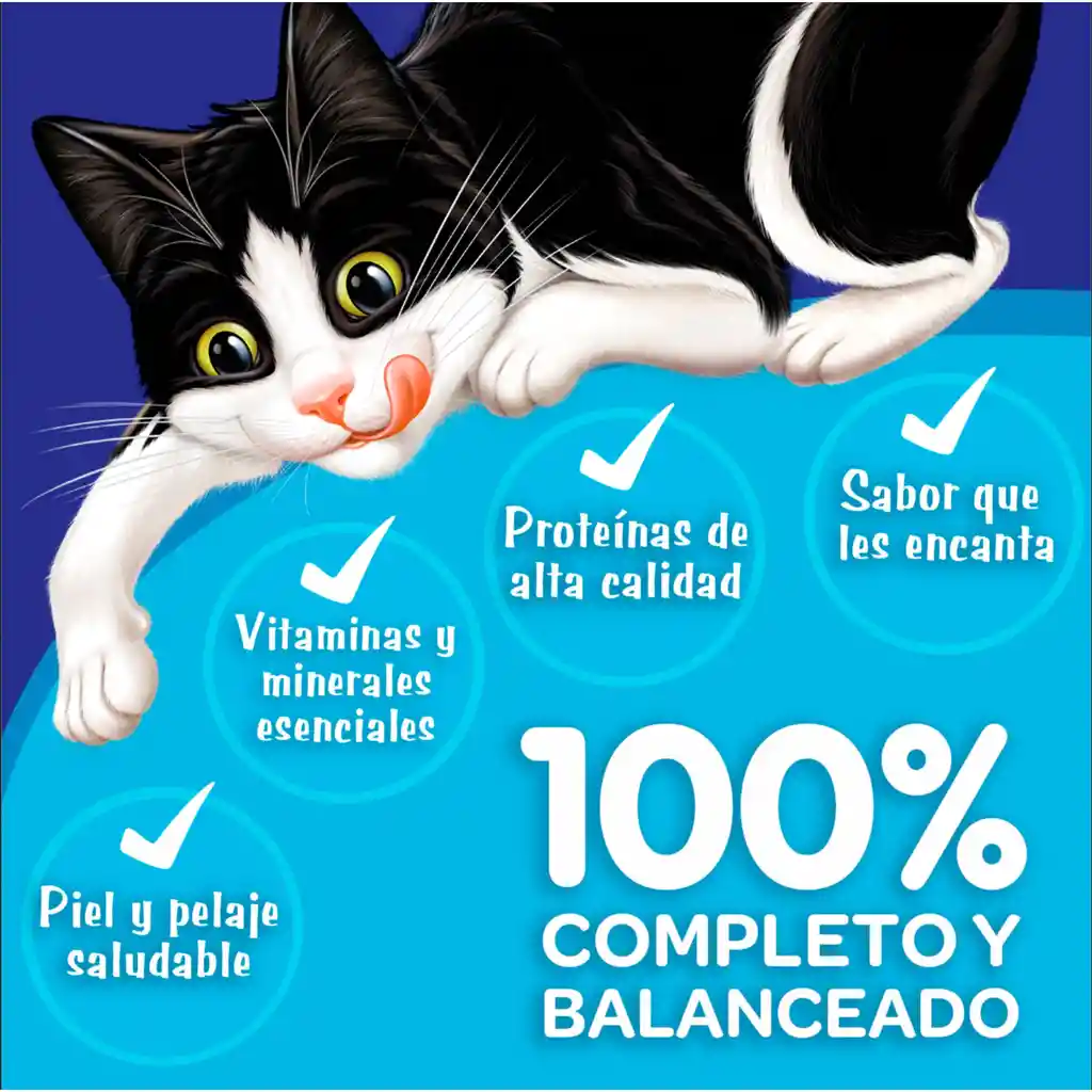 Comida para Gatos Purina Felix adulto Triple delicious mar x 1.5 kg