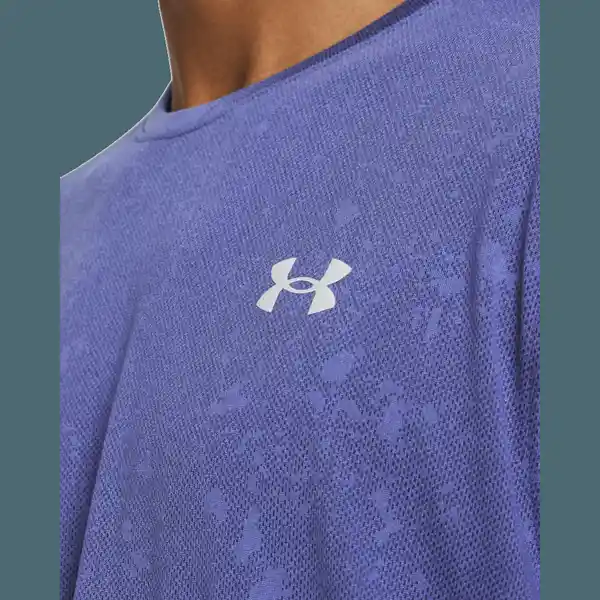 Under Armour Camiseta Streaker Splatter Ss Hombre Morado SM