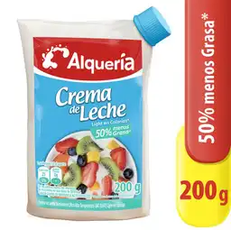 Alqueria Crema De Leche Light En Calorias