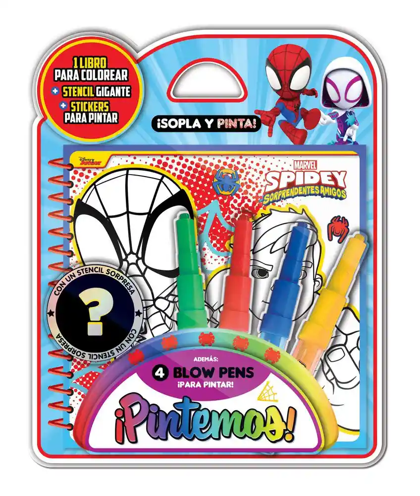 Libro Pintemos Spidey Marvel Marvel