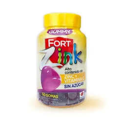 Gummy Gomita Fort Zink Sabor Frutos Rojos