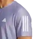 Adidas Camiseta Manga Corta Otr B Tee Correr Hombre Morado T.S