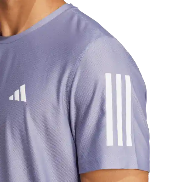 Adidas Camiseta Manga Corta Otr B Tee Correr Hombre Morado T.S