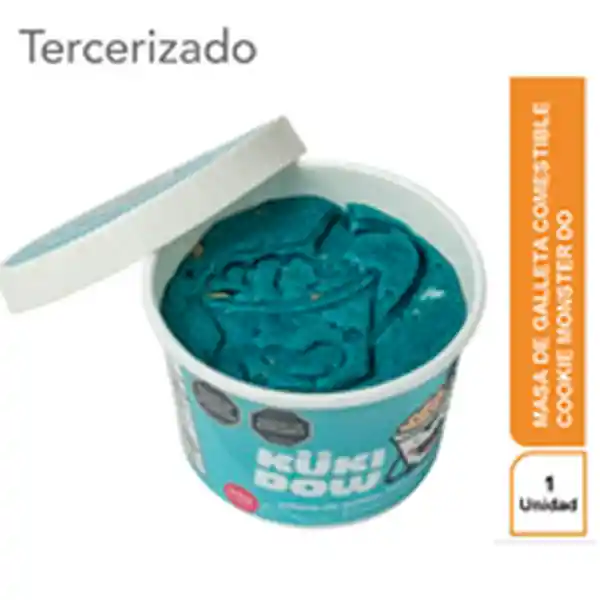 Kukidow Masa de Galleta Comestible Con Leche Klim Monster do
