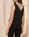 Camisa Sisa F.E Marsella Mujer Negro Talla M Naf Naf