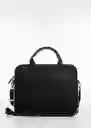 Bolso Brasilia Color Negro Hombre Mango