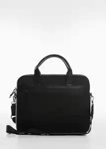 Bolso Brasilia Color Negro Hombre Mango