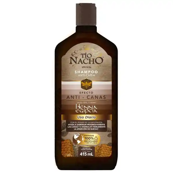  Tío Nacho Shampoo Anti Canas Henna Egipcia