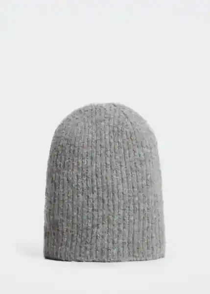 Gorro Bettybo Gris Medio Vigore Talla 99 Mujer Mango