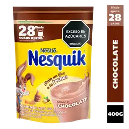 Bebida en polvo NESQUIK sabor a chocolate x 400g